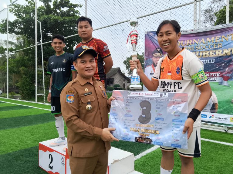 Piala Gubernur Bengkulu 2026 Sukses Digelar Tanpa APBD, 30 Tim Bertanding dan Kejati Juara Kategori OPD