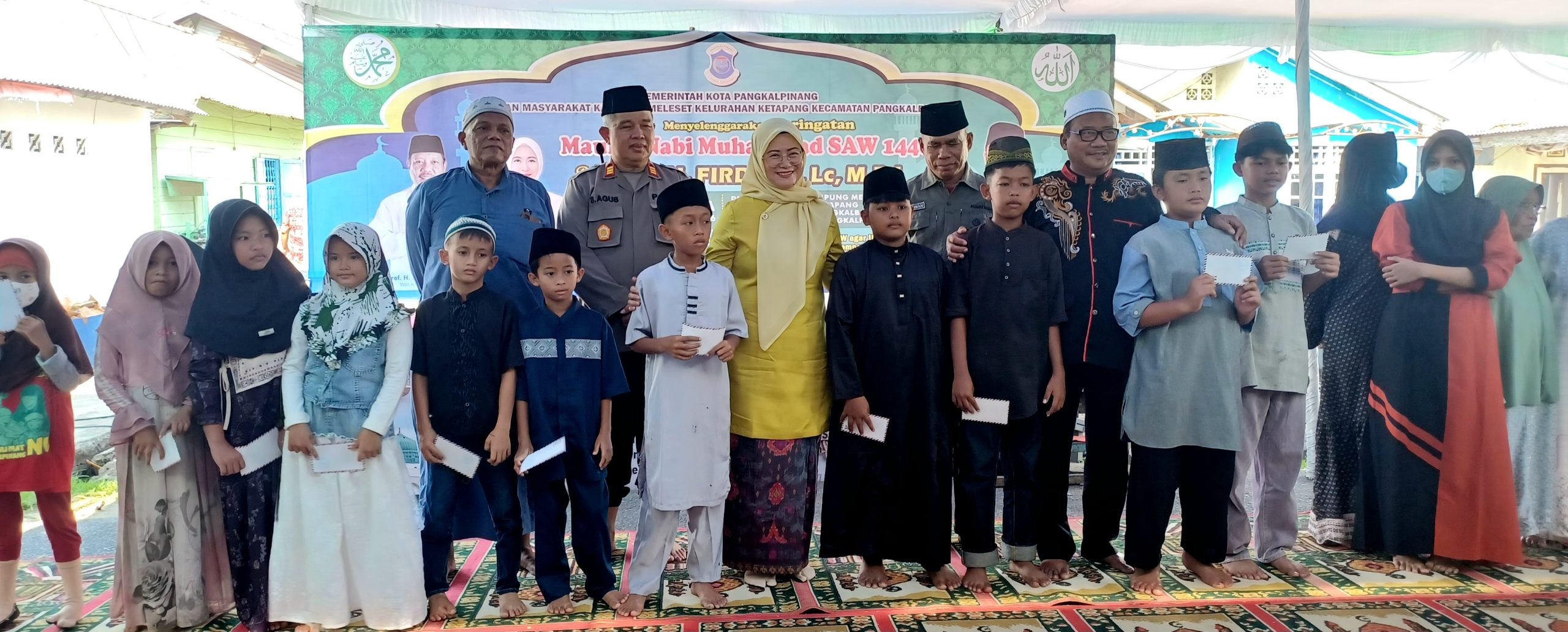 Wakil Wali Kota Pangkalpinang Dessy Ayutrisna Ajak Warga Kampung Meleset Teladani Nabi Lewat Aksi Nyata Jaga Kebersihan