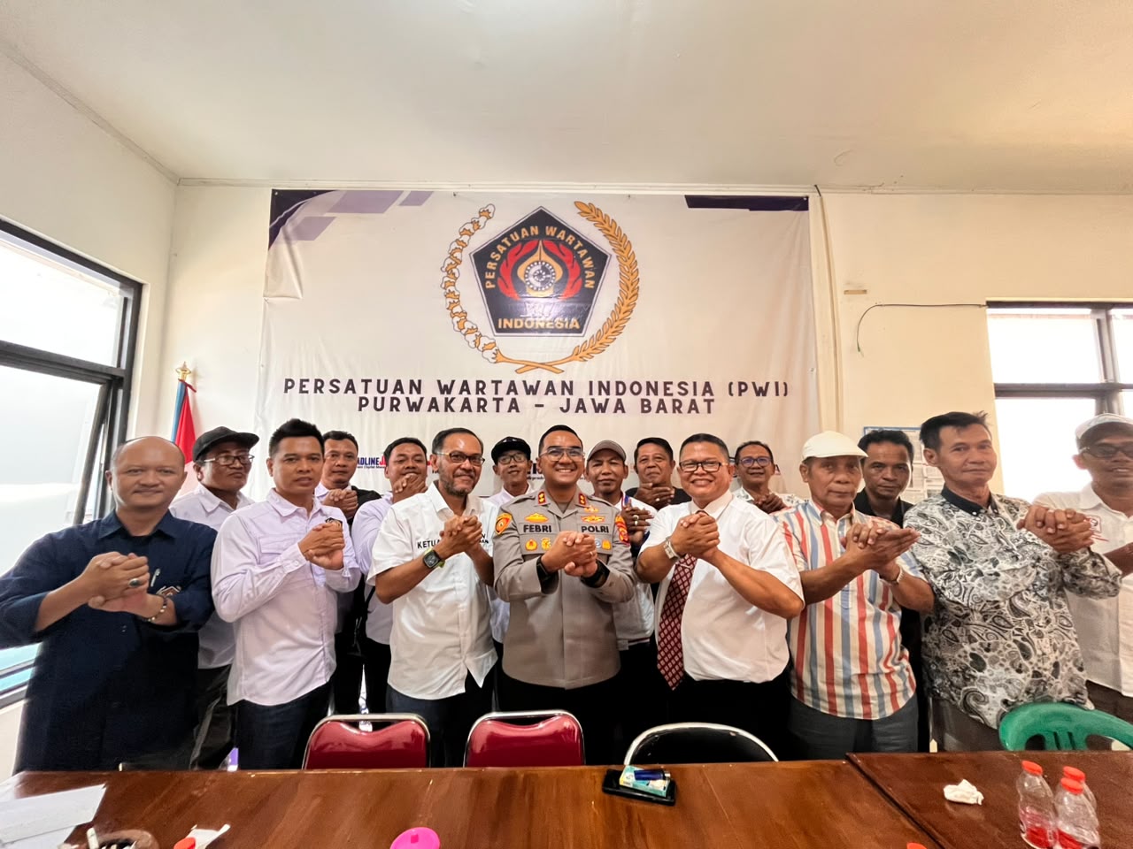 Kapolres Purwakarta Temui PWI Jabar, Sebut Media Kunci Publikasi Kegiatan Kepolisian