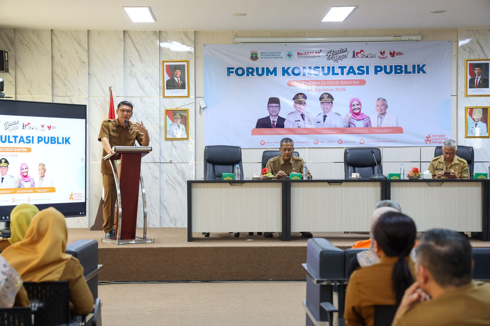 Sekda Banten Minta RSUD Banten Hapus Diskriminasi Pelayanan, Evaluasi Diserap dari Forum Konsultasi Publik