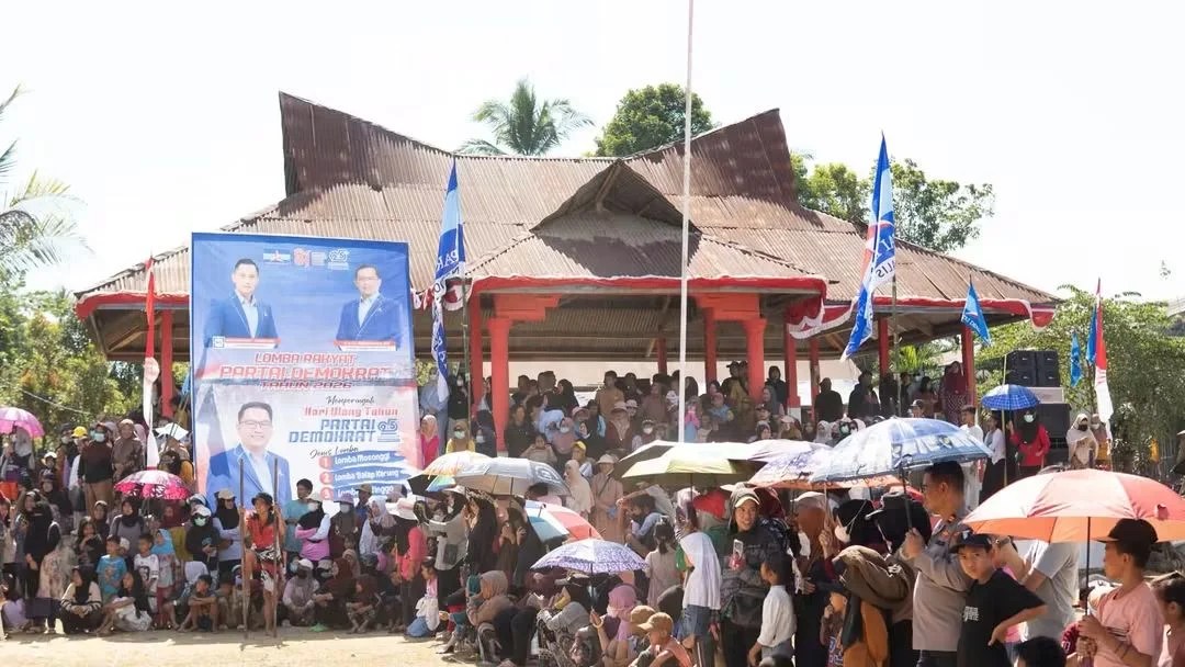 DPD Partai Demokrat Sultra Gelar Lomba Rakyat di Konawe Selatan, Hadiah Juara Pertama Rp 2 Juta