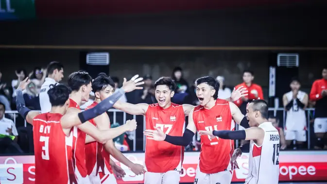 Jadwal Siaran Langsung Timnas Voli Putra Indonesia Vs Kamboja Hari Ini di Moji dan Vidio