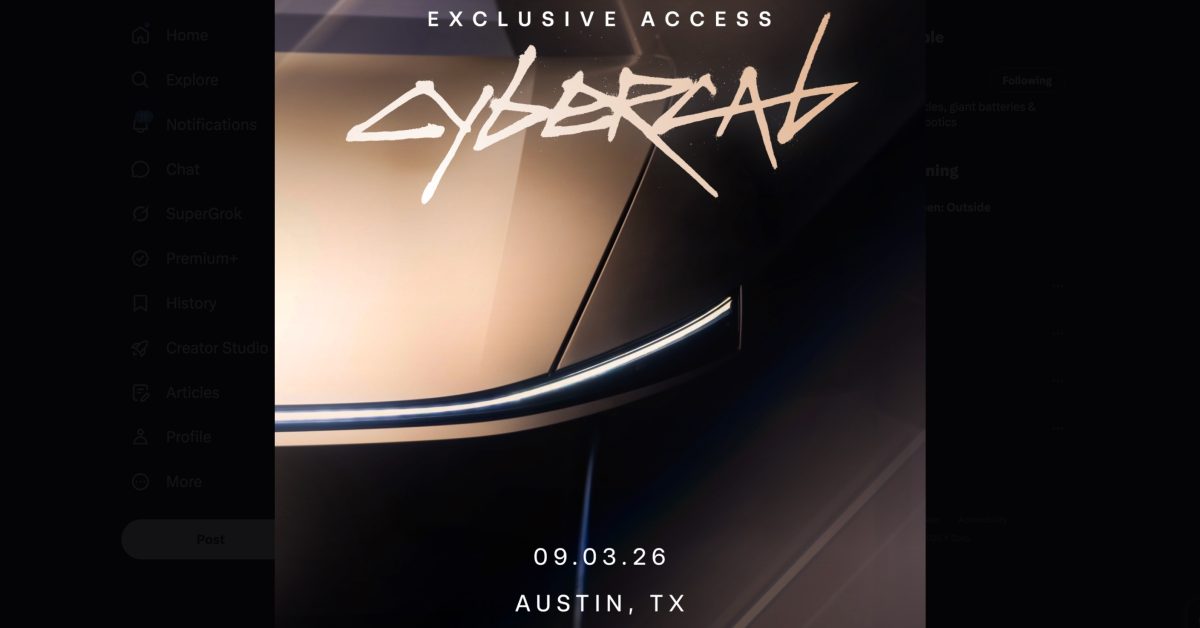Tesla Cybercab Resmi Meluncur 3 September, Layanan Robotaxi Austin Masih Sekitar 25 Unit