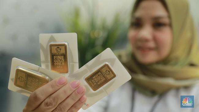 Harga Emas Antam Tembus Rp2,768 Juta per Gram, Tertinggi Sejak Awal Juni