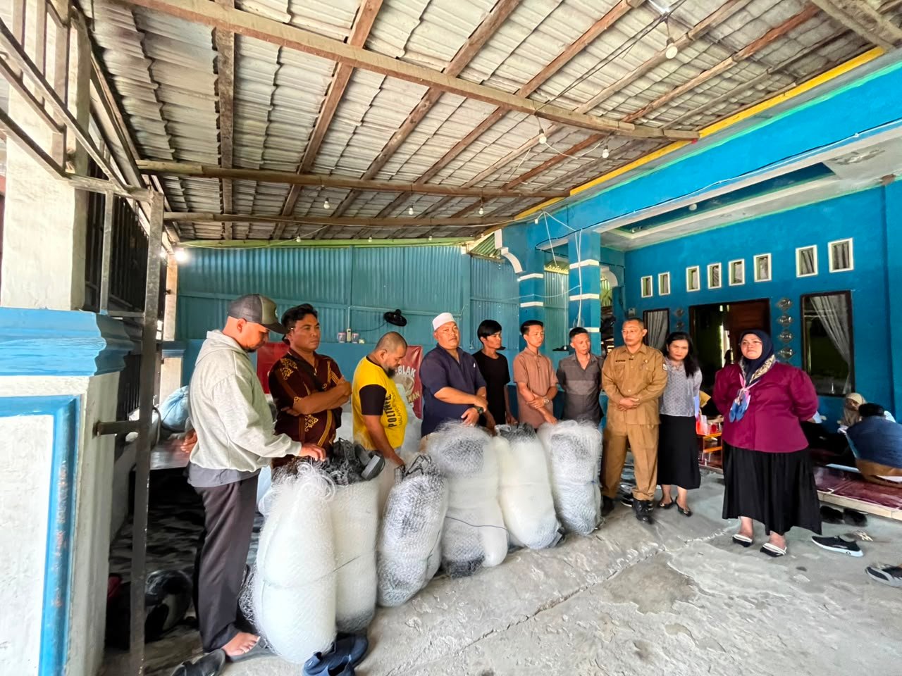 Pemprov Sumut Salurkan 292 Jaring Insang ke 5 Kelompok Nelayan Tanjungbalai, Dukung Kawasan Perikanan Tangkap