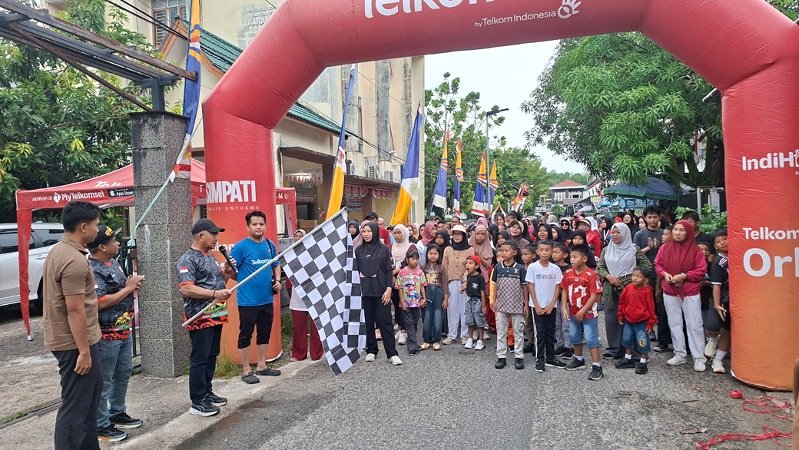Wali Kota Tarakan Imbau Warga Waspada Kebakaran saat Musim Panas di Jalan Sehat HUT ke-81 RI, Ratusan Warga Karang Rejo Antusias