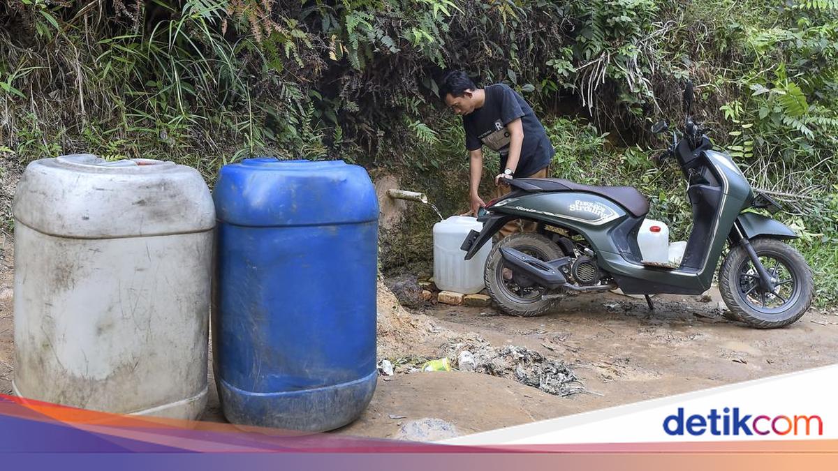 Kemarau Panjang di Batanghari Jambi, Ratusan Warga Andalkan Mata Air di Kebun Sawit untuk Mandi dan Masak