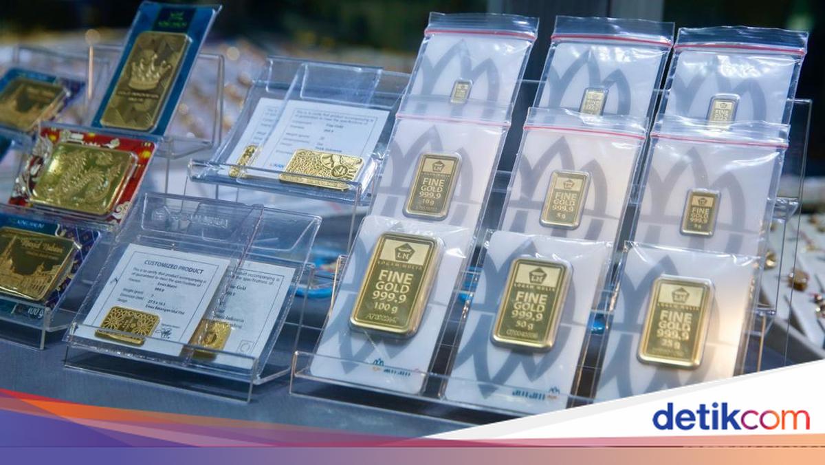 Harga Emas Antam Naik Rp 18.000 ke Rp 2,768 Juta per Gram, Cetak Rekor Tertinggi