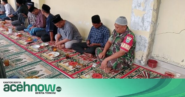 Babinsa Koramil 03/Pegasing Hadiri Maulid Nabi di Aceh Tengah, Perkuat Silaturahmi dengan Warga Bies