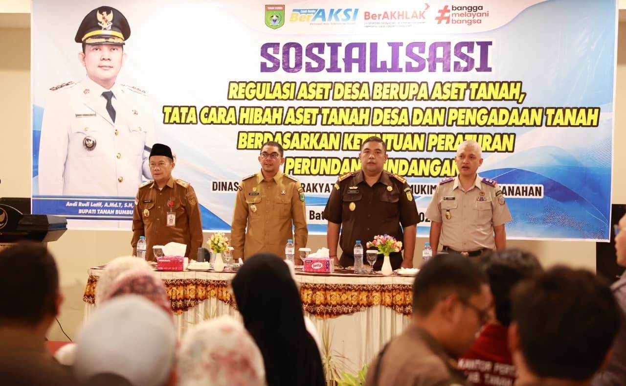 Bupati Tanah Bumbu Minta 104 Desa Tuntaskan Sertifikasi Aset Tanah, Tegaskan Larangan Atas Nama Pribadi