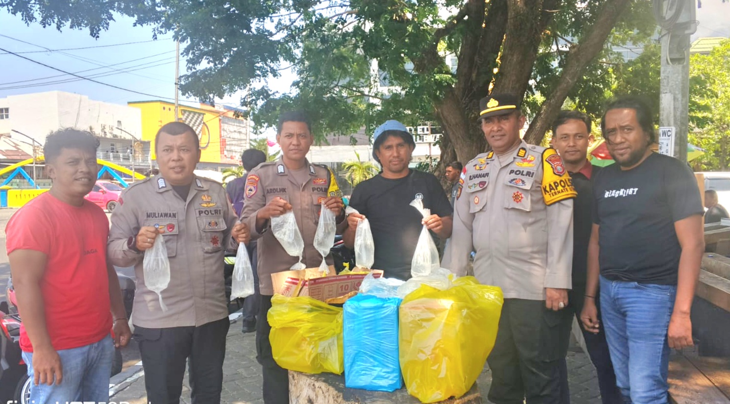 90 Kantong Cap Tikus dari Sidangoli Diamankan di Pelabuhan Speedboat Gamalama Ternate