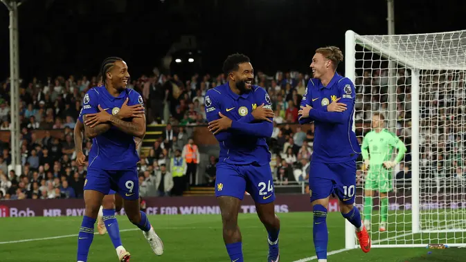 Chelsea Menang 3-2 di Kandang Fulham, Debut Xabi Alonso di Premier League Berakhir Manis