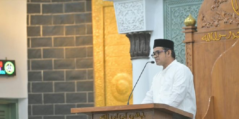 Maulid Nabi di Masjid Raya Baiturrahman, Plt Sekda Aceh Bacakan Sambutan Gubernur: Ajak Teladani Akhlak Rasulullah