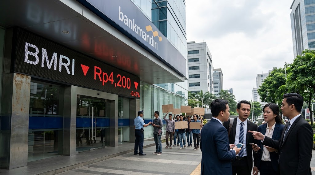 Saham BMRI Turun ke Rp4.200, Bank Mandiri Buka Suara soal Rekening Supriyono Diblokir