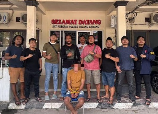 Polres Tulang Bawang Ringkus Terduga Penusuk Warga Menggala di Perkebunan Tebu, Badik Tanpa Gagang Disita