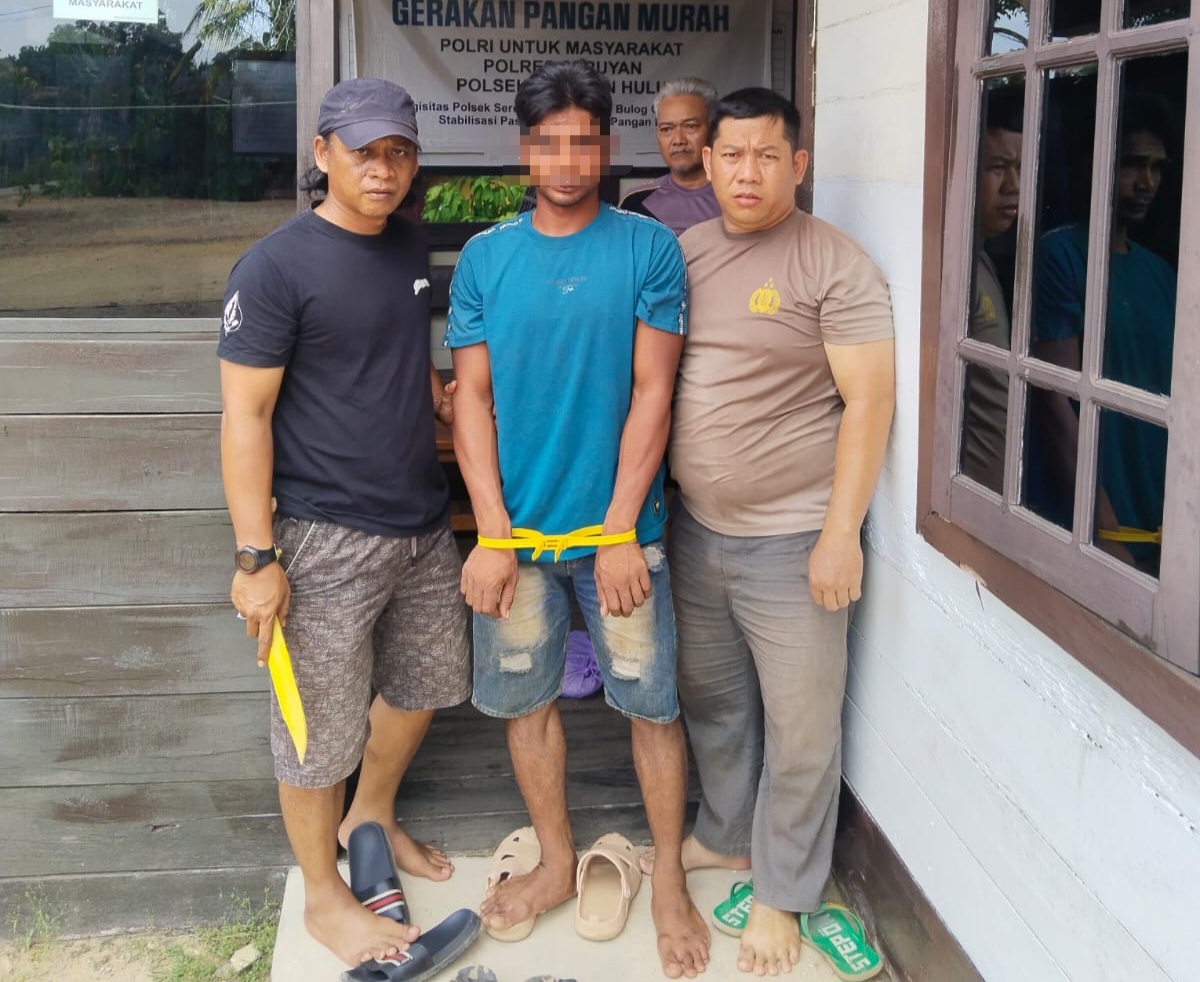 Polres Seruyan Bekuk Pria Penganiaya Dua Warga dengan Parang di Acara Hajatan Desa Mojang Baru