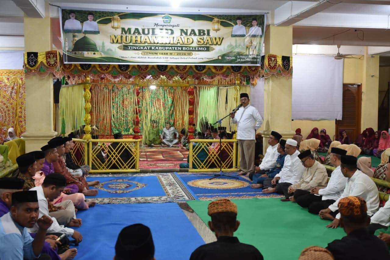 Bupati Boalemo Rum Pagau Minta Seluruh OPD Hentikan Aktivitas Saat Azan, Salat Lima Waktu Jadi Prioritas