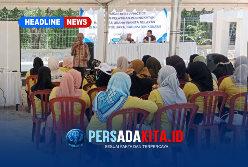 Dinas Perikanan Konawe Bekali Wanita Nelayan di KNMP Sore Jaya dengan Manajemen Pakan dan Rantai Dingin