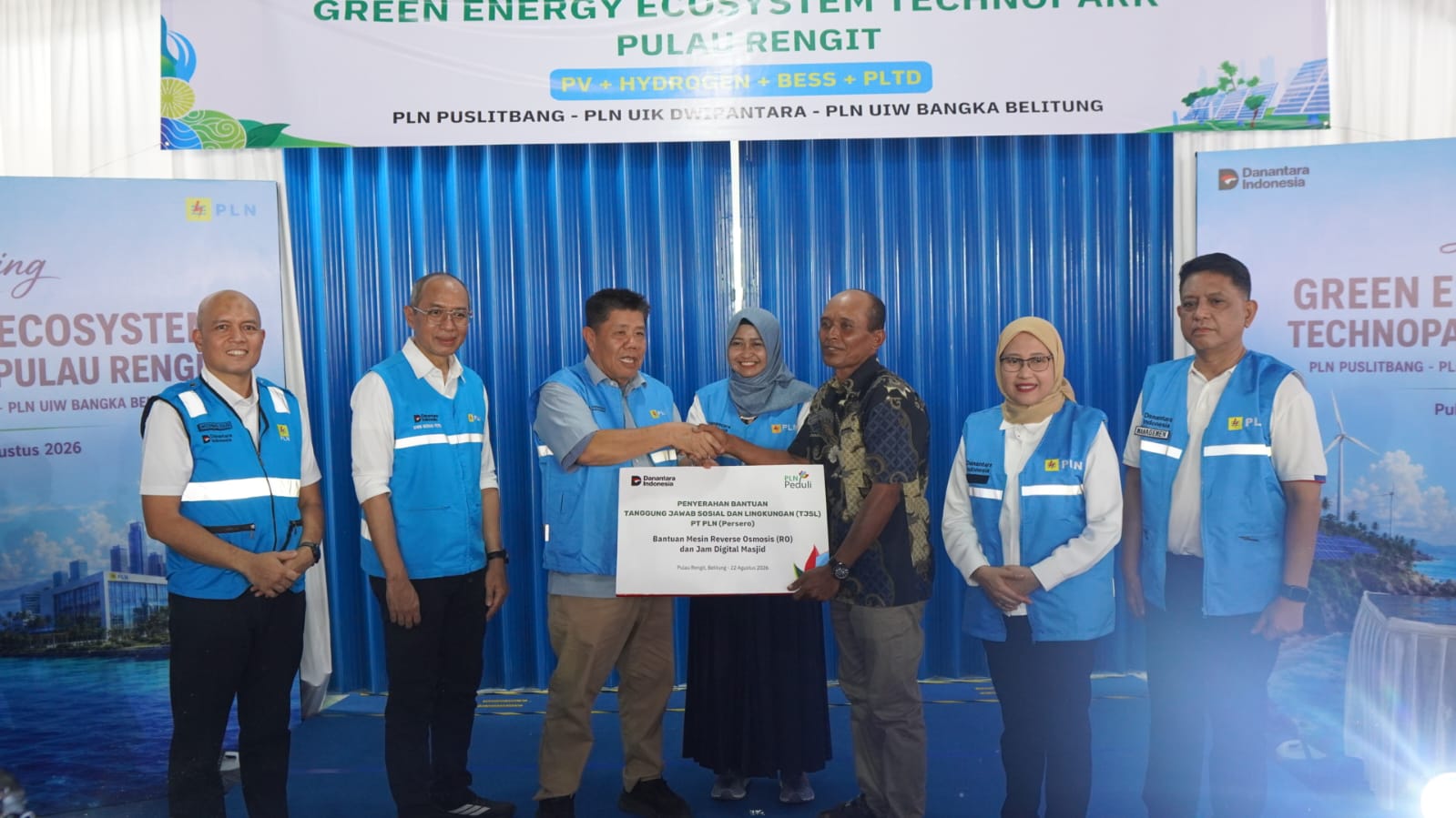 Belitung Resmi Jadi Percontohan Nasional Ekosistem Energi Bersih Kepulauan, PLN Hadirkan Teknologi Hidrogen Hijau di Pulau Rengit