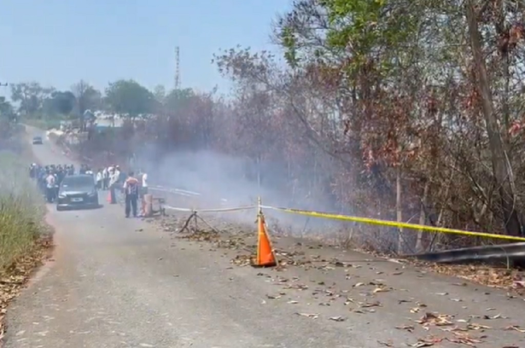 Jalan di Tarakan Terancam Amblas Akibat Lapisan Batu Bara Terbakar, Akses Ditutup Total