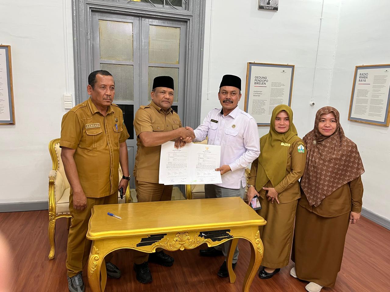 Pemkab Bireuen Hibahkan Lahan untuk Kantor Kemenhaj, Pembangunan Ditargetkan Mulai 28 Agustus 2026