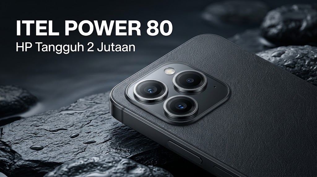 Review Itel Power 80: Baterai Raksasa dan Desain Mirip iPhone, Tapi Layar HD+ di 2026?