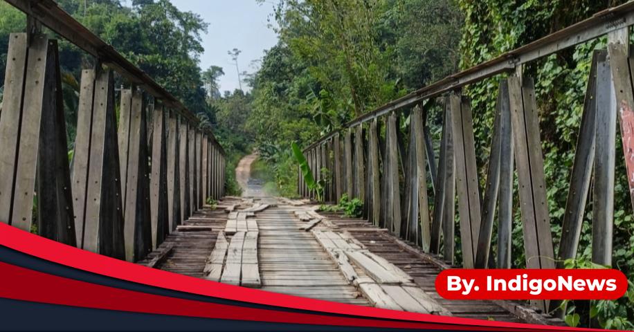 Jembatan Rusak di Desa Salutiwo Bonehau Mamuju Ancam Keselamatan Anak Sekolah, Warga Desak Perbaikan Segera