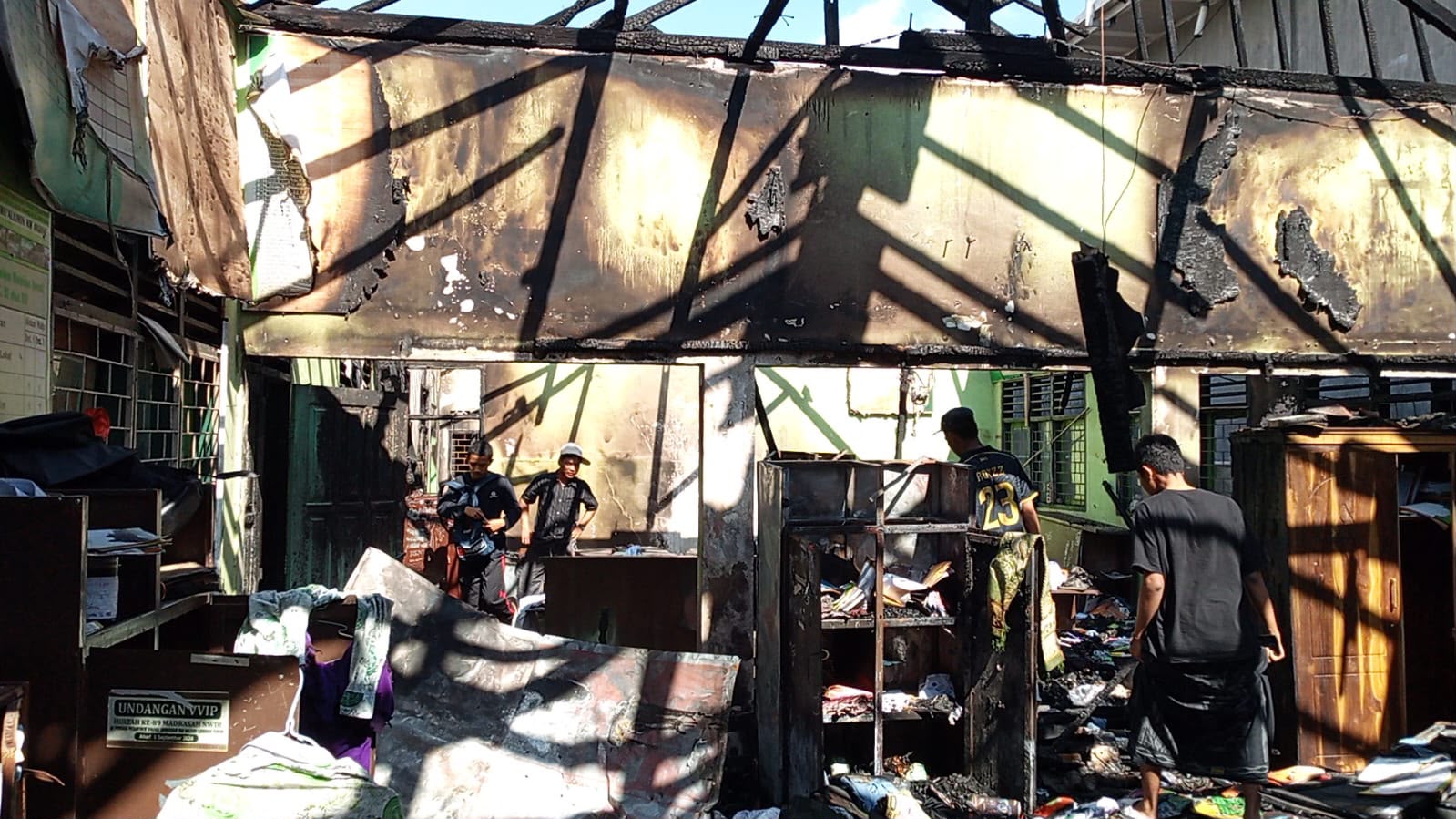 Kebakaran Hanguskan 4 Ruangan di MA Mu'allimin NW Anjani Lombok Timur, 60 Santri Terdampak dan Kerugian Capai Rp 1,32 Miliar