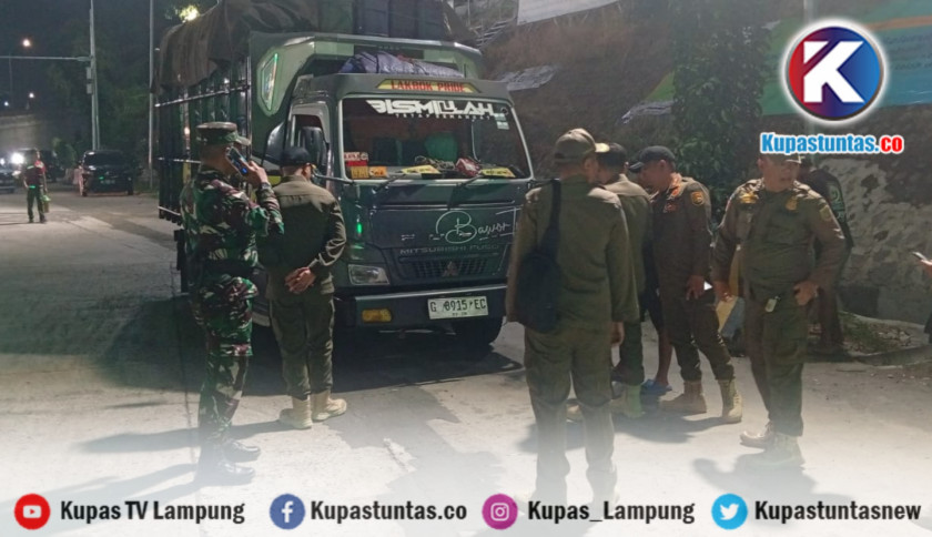 Satpol PP Lampung Tahan Truk Bermuatan 10 Ton Gabah di Pelabuhan Bakauheni, Hendak Dikirim ke Jawa Barat