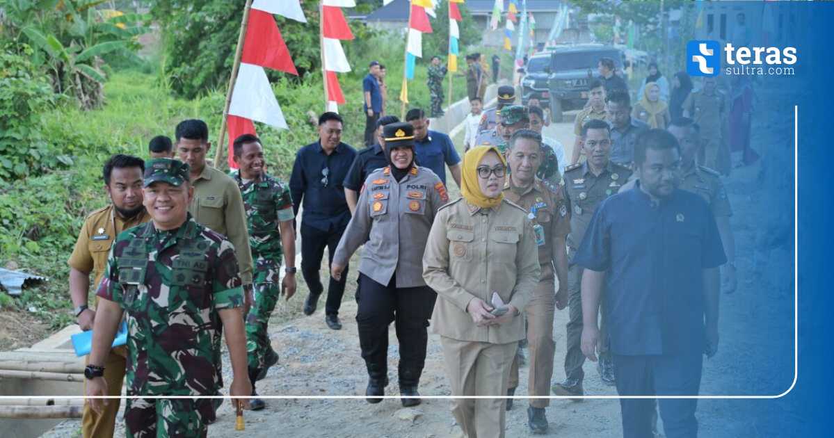 Dua Jembatan Garuda di Kendari Resmi Dipakai, Kodim 1417 Selesaikan Pembangunan dalam 35 Hari