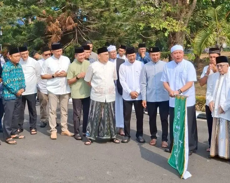 45 Jamaah PCNU Palembang Dilepas ke Muktamar ke-35 di Jombang, Ratu Dewa: Bawa Aspirasi Warga Nahdliyin