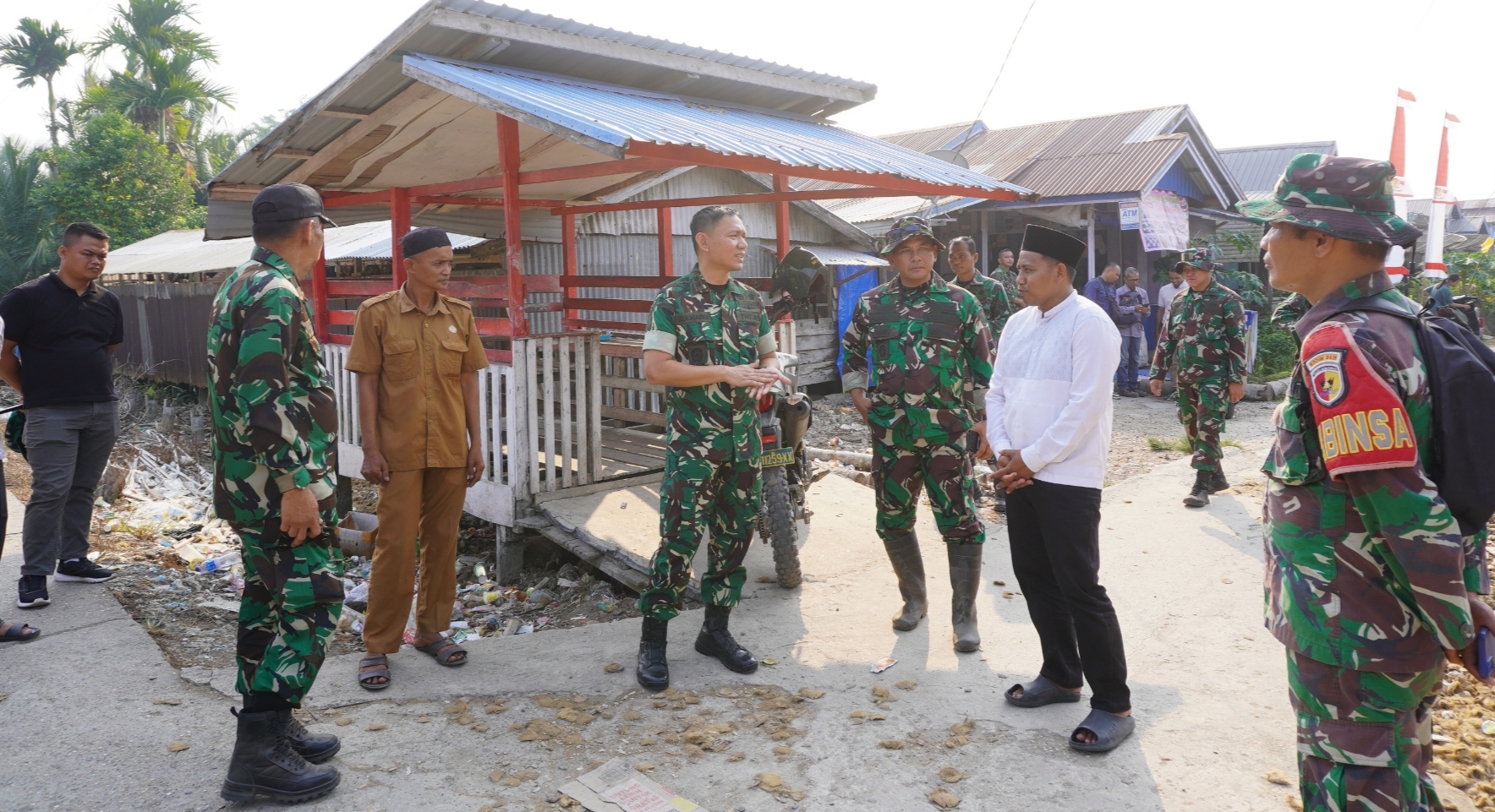 TMMD ke-130 di Tanjab Timur Siap Garap Sumur Bor untuk 30 KK dan Rehab Madrasah di Desa Merbau