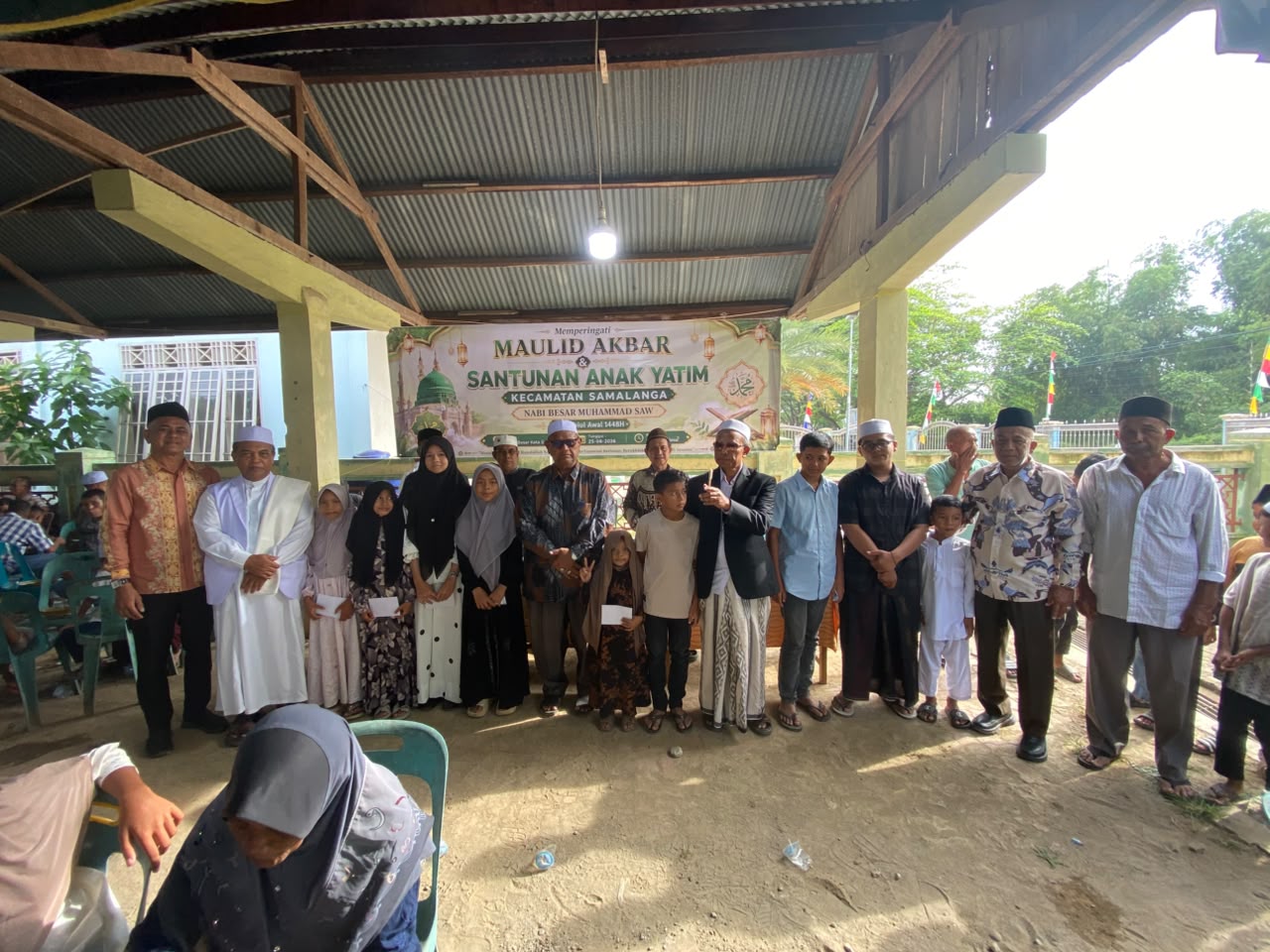 Maulid Akbar Samalanga Bireuen: 447 Anak Yatim dari 46 Gampong Terima Santunan, 1 Ton Daging Lembu Disajikan untuk Kenduri