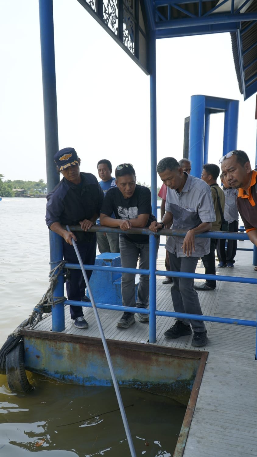 Sedimentasi Kian Parah, Pelabuhan Kayan II Tanjung Selor Hanya Bersisa 4 Meter Saat Pasang, Dishub Bulungan Sedot Pasir Pekan Ini