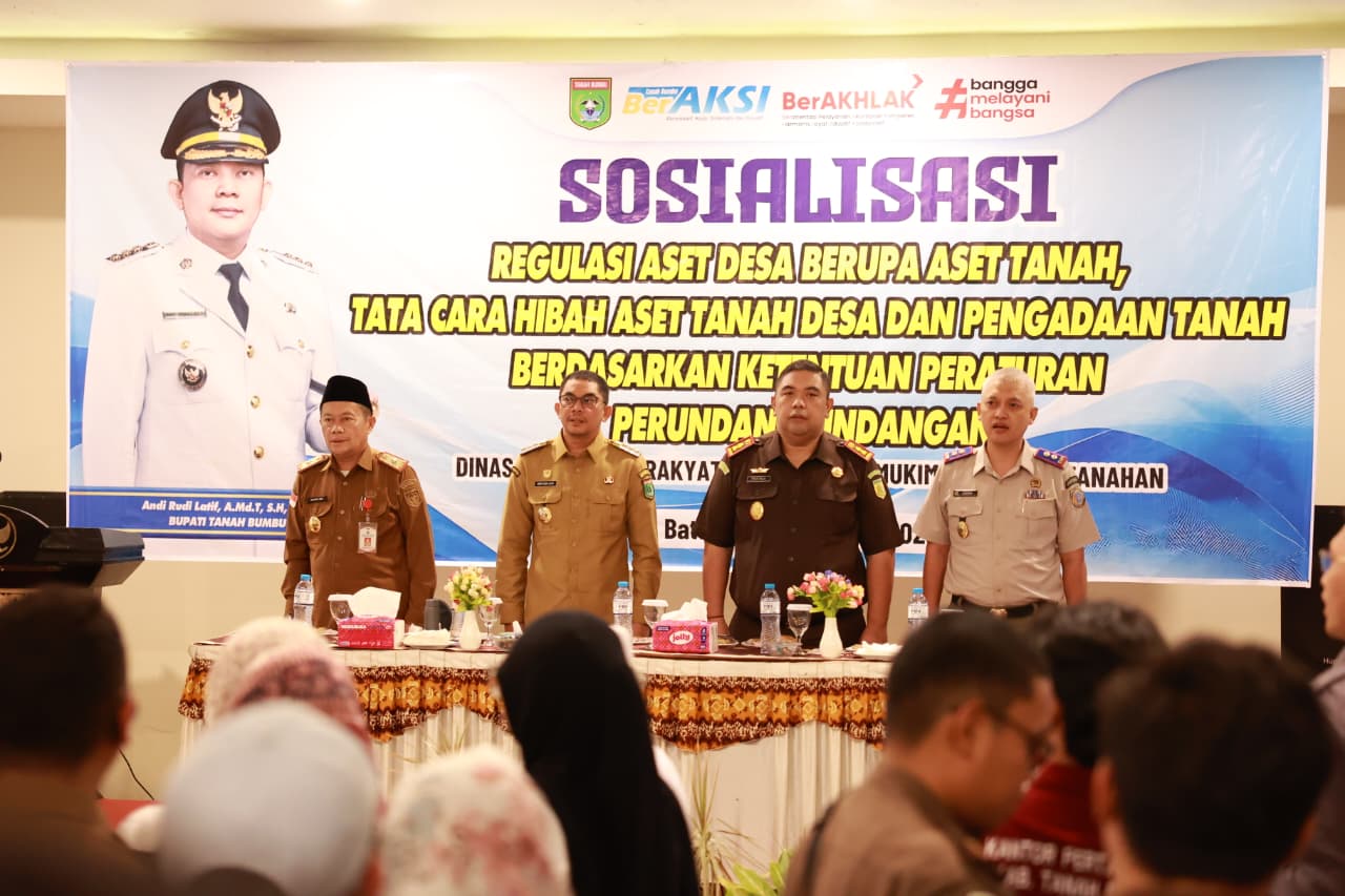 Bupati Tanah Bumbu Andi Rudi Latif Minta 104 Desa Tertibkan Aset Tanah, Sertifikat Jangan Atas Nama Pribadi Kades