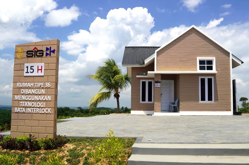 SIG Pamerkan Bata Interlock Presisi di Danantara Housing Expo 2026, Klaim Ramah Gempa