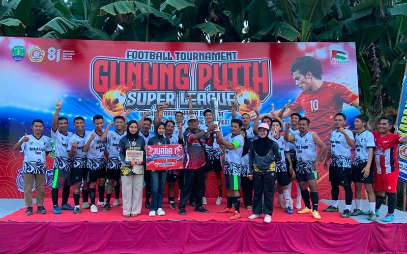 Polsek Tanjung Palas Kawal Ketat Laga Final Gunung Putih Super League, Sentosa FC Juara Usai Adu Penalti