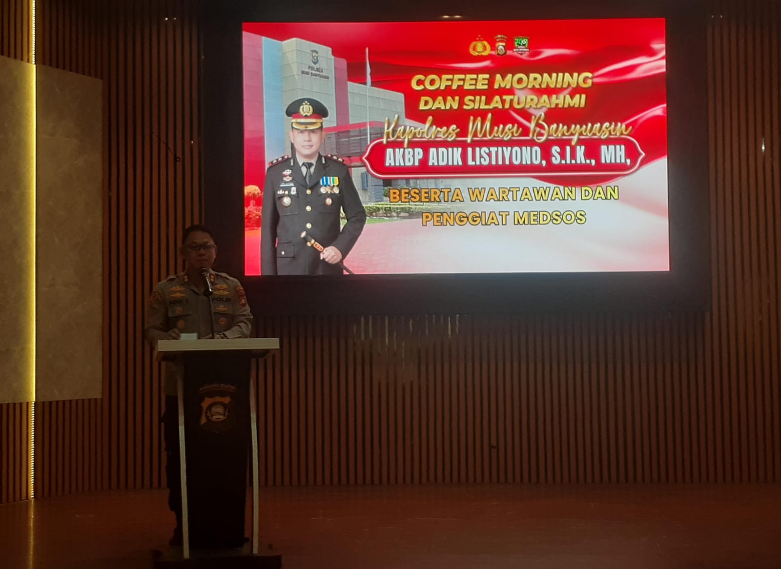 Kapolres Muba Ajak Insan Pers Jaga Kondusifitas, Sebut Wartawan Saudara Kedua Polres