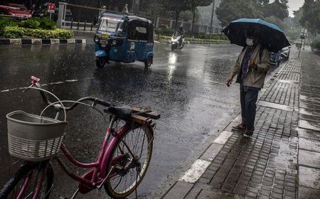 BMKG: Hujan Ringan Mengguyur Jakarta Barat dan Jakarta Selatan Rabu Malam