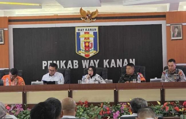 Pemkab Way Kanan Gelar Rakor Lintas Sektoral Antisipasi Karhutla dan Kekeringan, Bupati Tekankan Sinergi