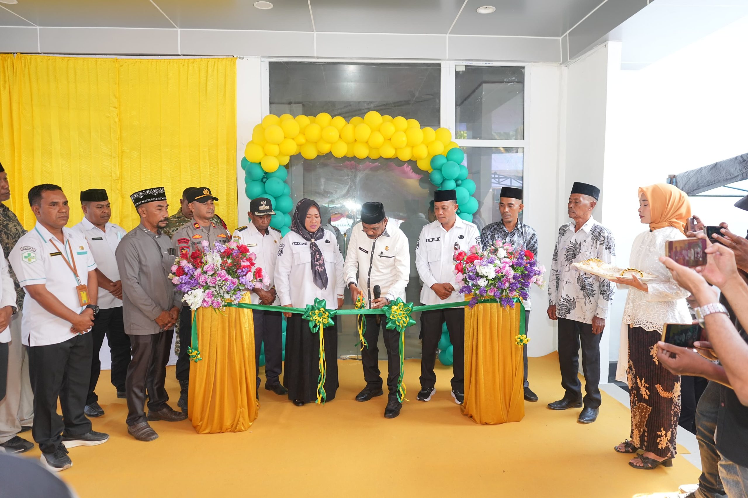 Gedung Baru Puskesmas Kabau Diresmikan di Kepulauan Sula, Pemkab Ingatkan Pelayanan Jadi Prioritas Utama