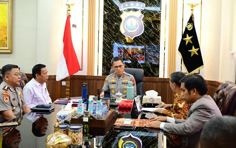 Kapolda Jambi Terima Audiensi Pengurus BAMAG LKK Terpilih, Pelantikan Dijadwalkan 2 September 2026