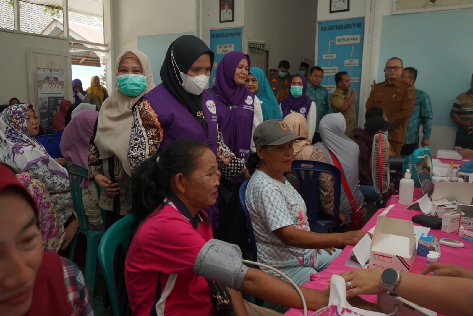 Ketua TP Posyandu Asahan Tinjau Langsung Posyandu Manggis di Teluk Dalam, Tracing TBC Terintegrasi Cek Kesehatan Gratis Jadi Fokus