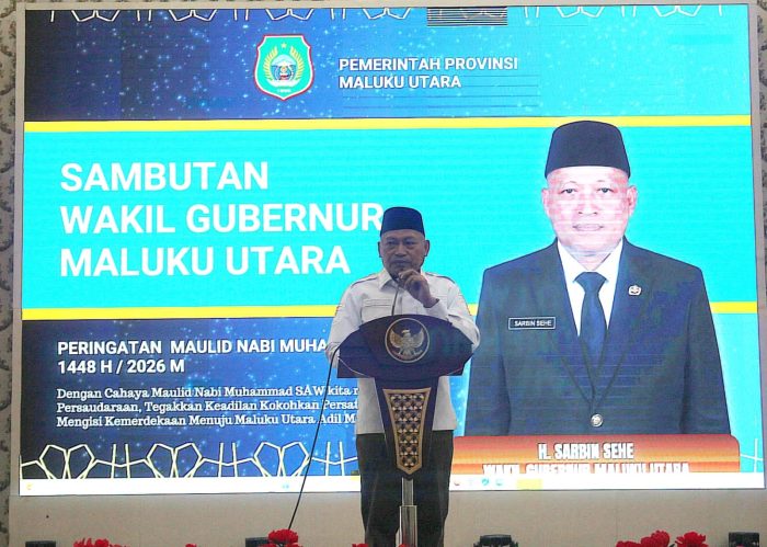 Wagub Maluku Utara Sarbin Sehe Ingatkan ASN Teladani Akhlak Rasulullah dalam Pelayanan Publik