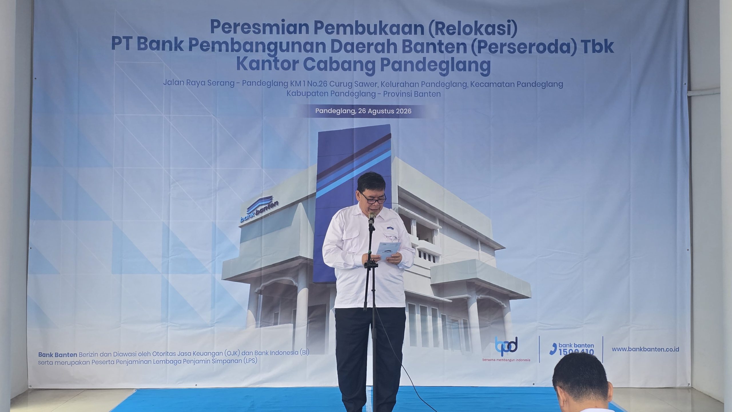 Bank Banten Resmi Relokasi Kantor Cabang Pandeglang ke Jalan Raya Serang-Pandeglang, Targetkan Layanan Lebih Dekat ke Warga