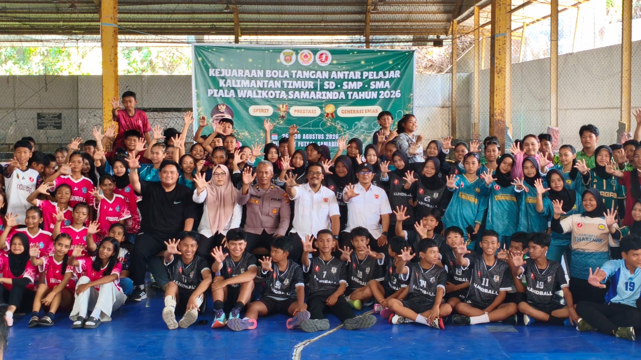 Kejuaraan Bola Tangan Antar Pelajar di Samarinda Diikuti 45 Sekolah, KONI Sebut Jadi Ujian Atlet Jelang Porprov VIII