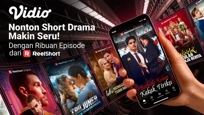 Vidio Gandeng ReelShort Hadirkan Ratusan Short Drama Bersulih Suara Indonesia