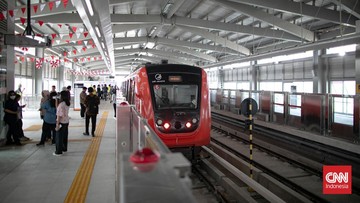 Presiden Prabowo Batal Resmikan LRT Jakarta Velodrome-Manggarai, Pemprov DKI Jadwalkan Ulang