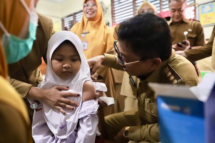 Imunisasi Anak Sekolah di Tangerang Capai 48 Persen, CKG Gratis Juga Jalan Terus