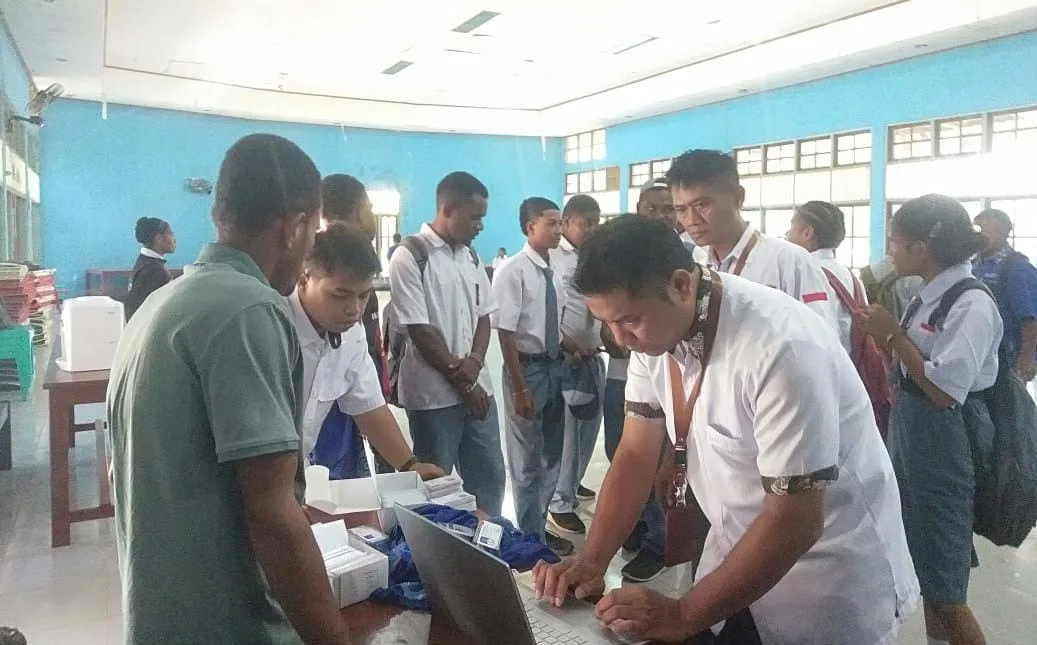 SMKN 1 Teknologi Rekayasa Sentani Siap Luncurkan Absensi Digital Berbasis Kartu Pelajar, Simulasi Digelar Hari Ini